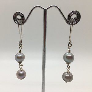 Silver Pearl  Drops